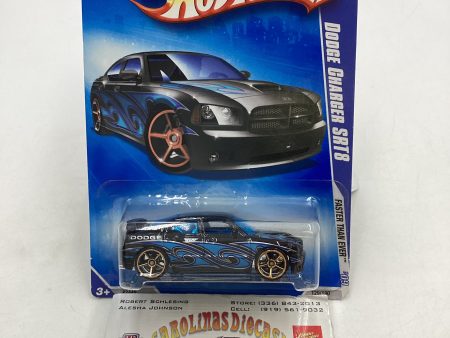 2009 Hot Wheels Faster Than Ever #129 Dodge Charger SRT8 Black 41A Online now