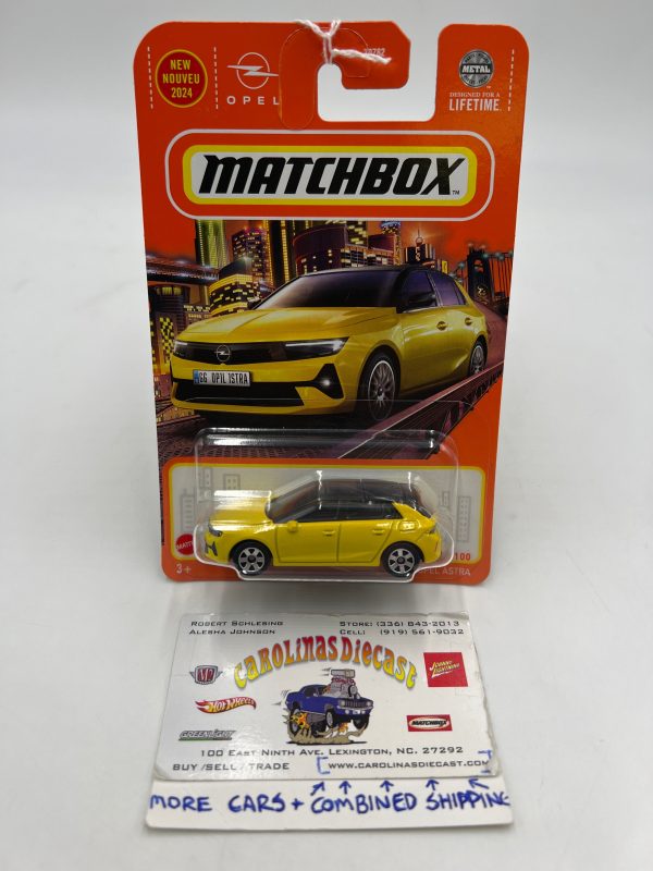 2024 Matchbox #87 2022 Opel Astra Yellow 212G Sale