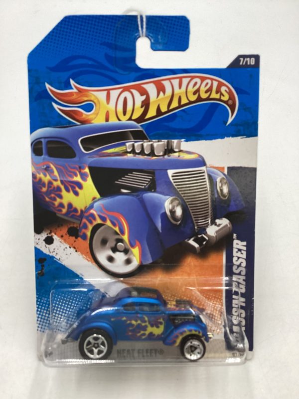 2011 Hot wheels #097 Pass N Gasser Blue 40D Hot on Sale