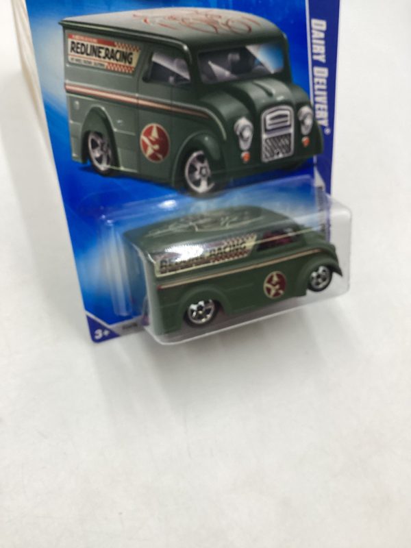 2009 Hot Wheels #158 Dairy Delivery Green 53B Hot on Sale