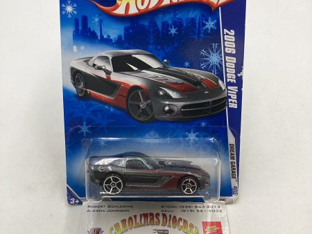 2009 Hot Wheels #147 2006 Dodge Viper Gray Target snowflake card 238D Hot on Sale