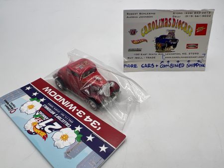 Hot Wheels 21st Annual Collectors Nationals Atlanta 34 Ford 3-Window Red For Sale