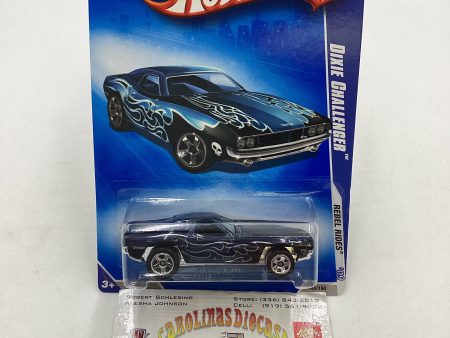 2009 Hot Wheels #145 Dixie Challenger Dark Blue 45D on Sale