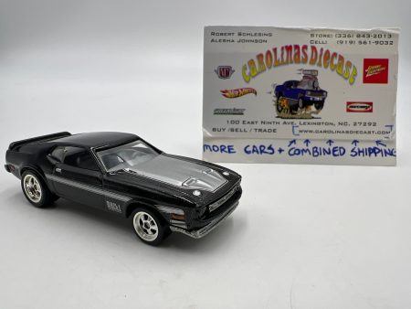 Hot Wheels Larrys Garage Premium Chase 71 Ford Mustang Mach 1 Black Loose Online now