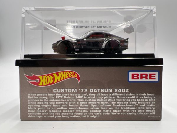 2023 Hot Wheels RLC Custom 72 Datsun 240Z Chrome Black For Sale