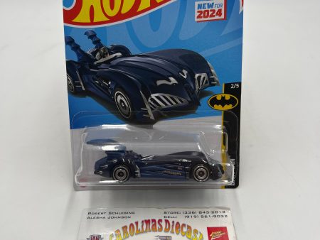 2024 Hot Wheels N Case #54 Batman & Robin Batmobile Blue 113H on Sale