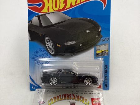 2021 Hot Wheels #88 95 Mazda RX-7 Black 85A Hot on Sale