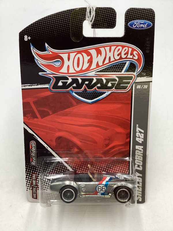 Hot Wheels Garage 06 20 Shelby Cobra 427 Silver Discount