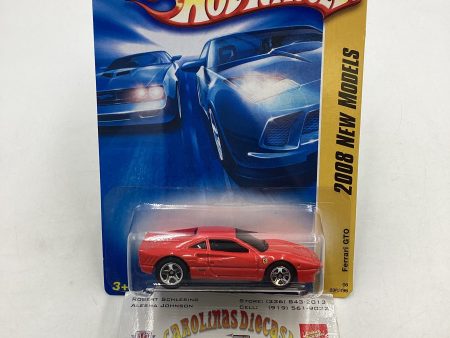 2008 Hot Wheels #038 Ferrari GTO Red on Sale