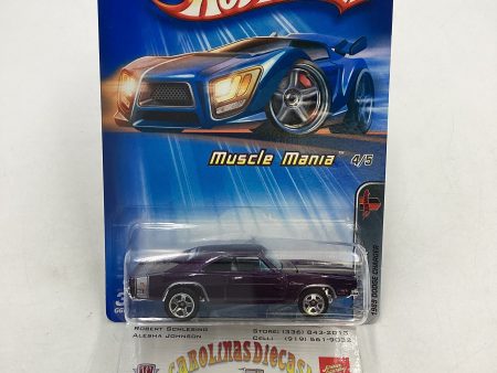 2005 Hot Wheels #104 1969 Dodge Charger Purple Kmart Exclusive Fashion