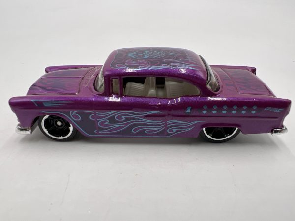 2020 Hot Wheels Mystery Models Series 2 #1 Chase 55 Chevy Purple on Sale