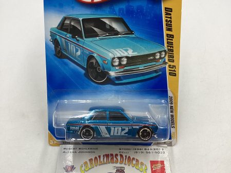 2009 Hot Wheels #037 Datsun Bluebird 510 Blue (SR) For Discount