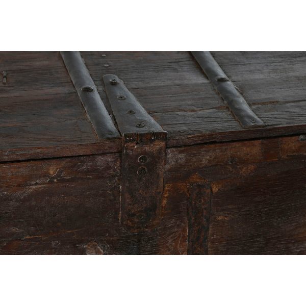 Chest Home ESPRIT Brown Iron Teak 137 x 44 x 98 cm on Sale