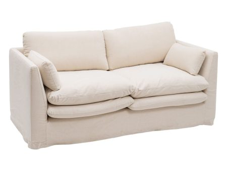 2-Seater Sofa Beige 194 x 100 x 94 cm Hot on Sale