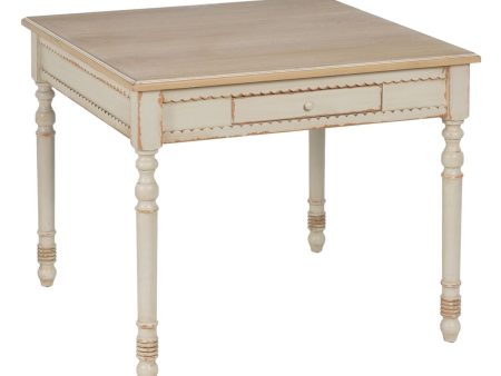 Table Cream Natural 91,5 x 91,5 x 77 cm Online Hot Sale