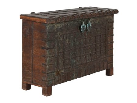 Chest Home ESPRIT Brown Iron Teak 137 x 44 x 98 cm on Sale