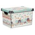 Storage Box with Lid Children s Road 22 L Plastic 29,5 x 23,5 x 39,5 cm (12 Units) Cheap