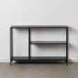 TV furniture 120,5 x 30 x 81,3 cm Black Steel Sale