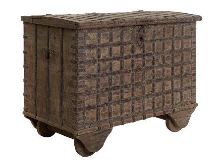 Chest Home ESPRIT Natural Teak Single part 118 X 66 X 87 cm Hot on Sale