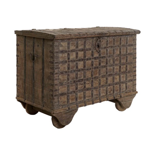 Chest Home ESPRIT Natural Teak Single part 118 X 66 X 87 cm Hot on Sale