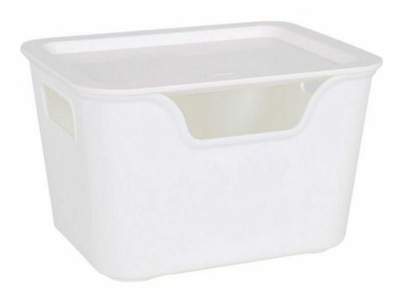 Storage Box with Lid Bella Anthracite 17,9 x 13,9 x 11,2 cm (12 Units) (18 x 14 x 11 cm) Online Sale