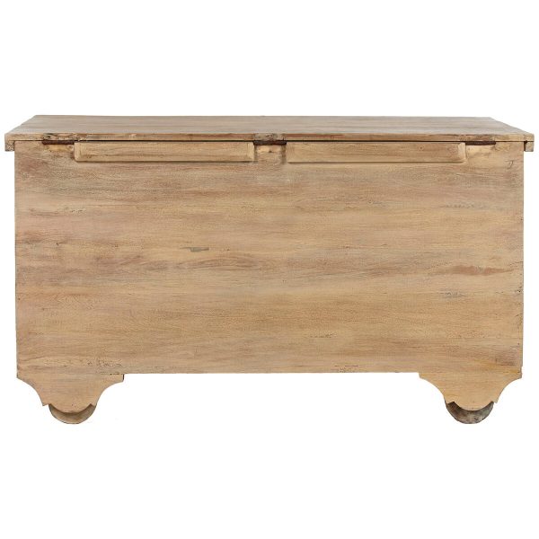 Chest Home ESPRIT Natural Teak 136 X 70 X 76 cm Online now