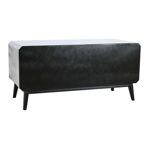 TV furniture DKD Home Decor 120 x 50 x 58 cm Black Wood Hot on Sale