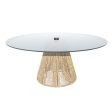 Centre Table Crystal 80 x 80 x 35 cm Sale