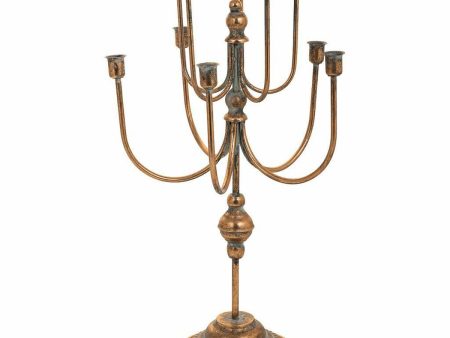 Candle Holder Alexandra House Living Gold Iron 35 x 60 x 36 cm Supply