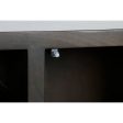 TV furniture DKD Home Decor 140 x 40 x 55 cm Black Metal Acacia Online now