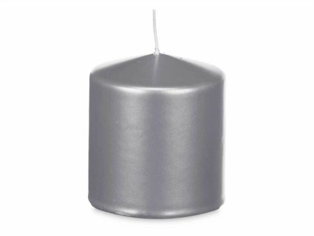 Candle Acorde 92543 Silver 9 x 10 x 9 cm (12 Units) Online now