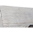 TV furniture DKD Home Decor 8424001858347 Metal White Mango wood 160 x 40 x 65 cm Online now