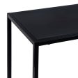 TV furniture 120,5 x 30 x 81,3 cm Black Steel Sale