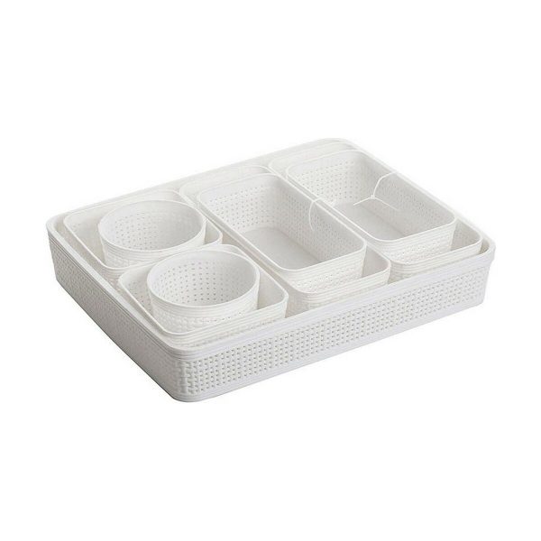 Basket set Dem 9 Pieces Plastic (8 Units) For Sale