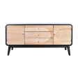 TV furniture DKD Home Decor 120 x 50 x 58 cm Black Wood Hot on Sale