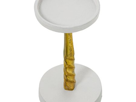 Candle Holder Alexandra House Living Gold Aluminium Fashion