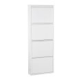 Shoe Rack Alexandra House Living White 50 x 136 x 15 cm 4 drawers Online now