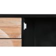 TV furniture DKD Home Decor 120 x 50 x 58 cm Black Wood Hot on Sale