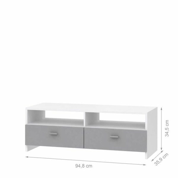 TV furniture FINBNT12T16 95 x 34,6 x 35,8 cm Wood For Sale