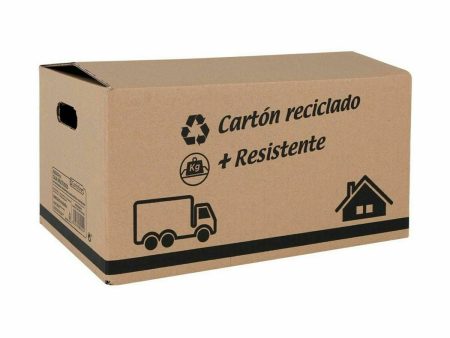 Storage Box with Lid Confortime Cardboard 40 X 25 X 20 cm (20 Units) Fashion