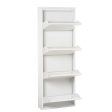 Shoe Rack Alexandra House Living White 50 x 136 x 15 cm 4 drawers Online now