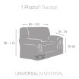 Armchair slipcovers Eysa LEVANTE Pink 100 x 110 x 120 cm Sale