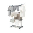 Folding Vertical Clothes Dryer with Wheels Dolver InnovaGoods 24 Bars For Sale