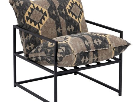 Armchair Black Taupe 70 x 84 x 86 cm Hot on Sale