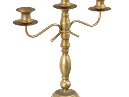 Candle Holder 42 x 12 x 42 cm Golden Metal on Sale