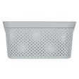 Laundry Basket Grey Plastic 10 L 24 x 17 x 35 cm (24 Units) Cheap