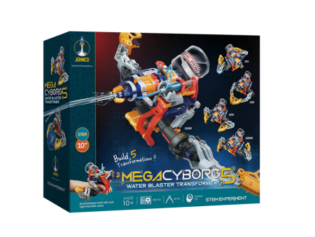 MEGA CYBORG 5  WATER BLASTER TRANSFORMER Supply