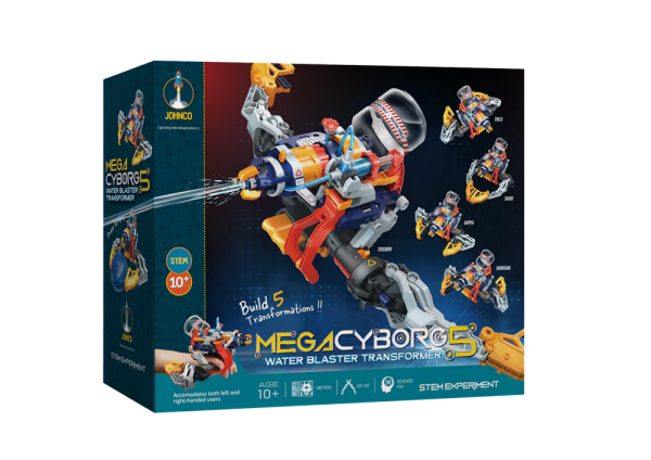 MEGA CYBORG 5  WATER BLASTER TRANSFORMER Supply