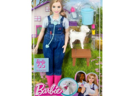 BARBIE 65TH ANNIVERSARY CAREER DOLL LIVESTOCK on Sale