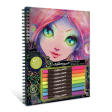 NEBULOUS STARS BLACK PAGES COLORING BOOK - CORALIA (NEON PENS) For Sale